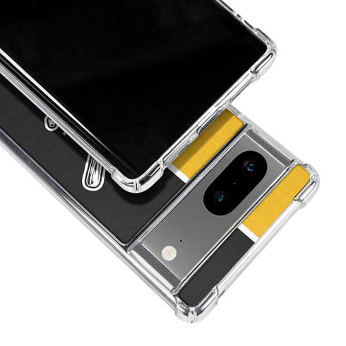 MLB Pittsburgh Pirates Split Google Pixel 8 Clear Case